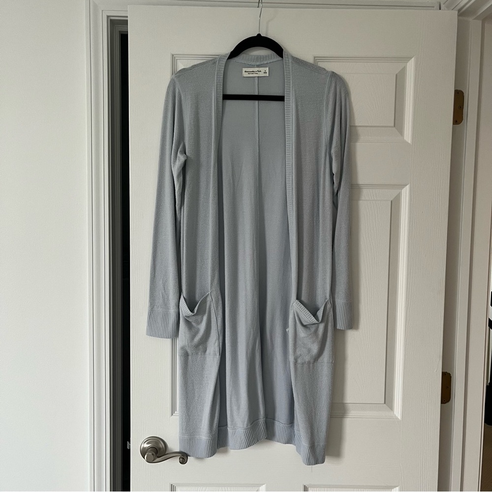 A&F Cozy - Light Blue Duster